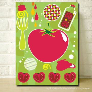 Abstrait Fruit Pop Art Canvas for Wall Hanging Decoration